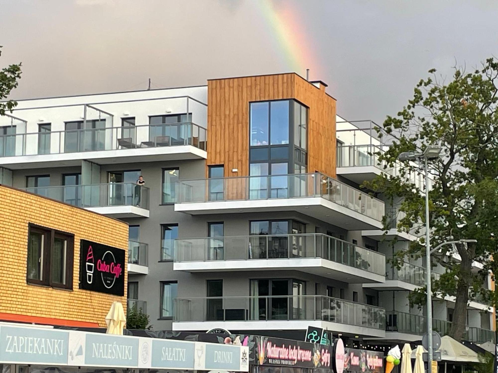 Portowy Boulevard Mrzeżyno Eksteriør billede